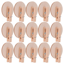 24pcs Mini Wooden Clip Cards Photo Holder Picture Clips
