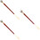3Pcs 46Cm Long Handle Shoe Horn With Cow Head Decoration 9
