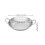 4pcs Stainless Steel Pot Silver Stainless Steel Griddle 2