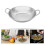 4pcs Stainless Steel Pot Silver Stainless Steel Griddle 8