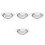 4pcs Stainless Steel Pot Silver Stainless Steel Griddle 10