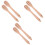 6 Pcs Wooden Honey Mixing Stirrer With Long Handle 5