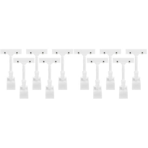 2 Pack Merchandise Sign Display Holder Clip On Shelf Label Holders 1