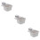 3 Pack Dinning Table Trash Bin Bins Garbage Can Storage Box 9