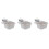 3 Pack Dinning Table Trash Bin Bins Garbage Can Storage Box 4