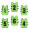18 Pcs Durable Polyester Open Sided Vests For Team Practice 1