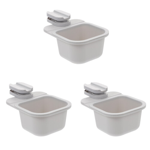 3 Pack Dinning Table Trash Bin Bins Garbage Can Storage Box 1