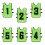 18 Pcs Durable Polyester Open Sided Vests For Team Practice 2