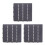 3Pcs Plastic Interlocking Deck Tile Waterproof Outdoor Flooring Grey 6