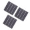 3Pcs Plastic Interlocking Deck Tile Waterproof Outdoor Flooring Grey 3