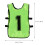 18 Pcs Durable Polyester Open Sided Vests For Team Practice 3