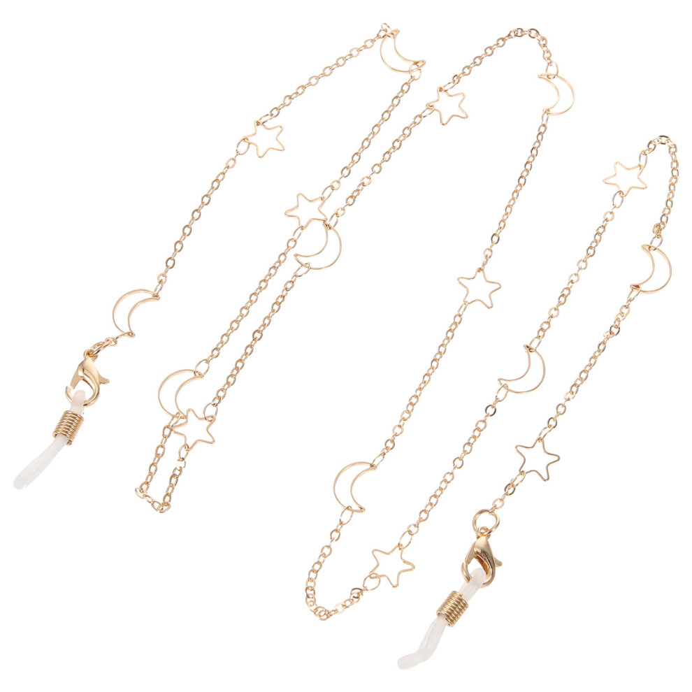 Vaguelly 3 Pcs Glasses Chain Lightweight Eyeglass Holder Necklace