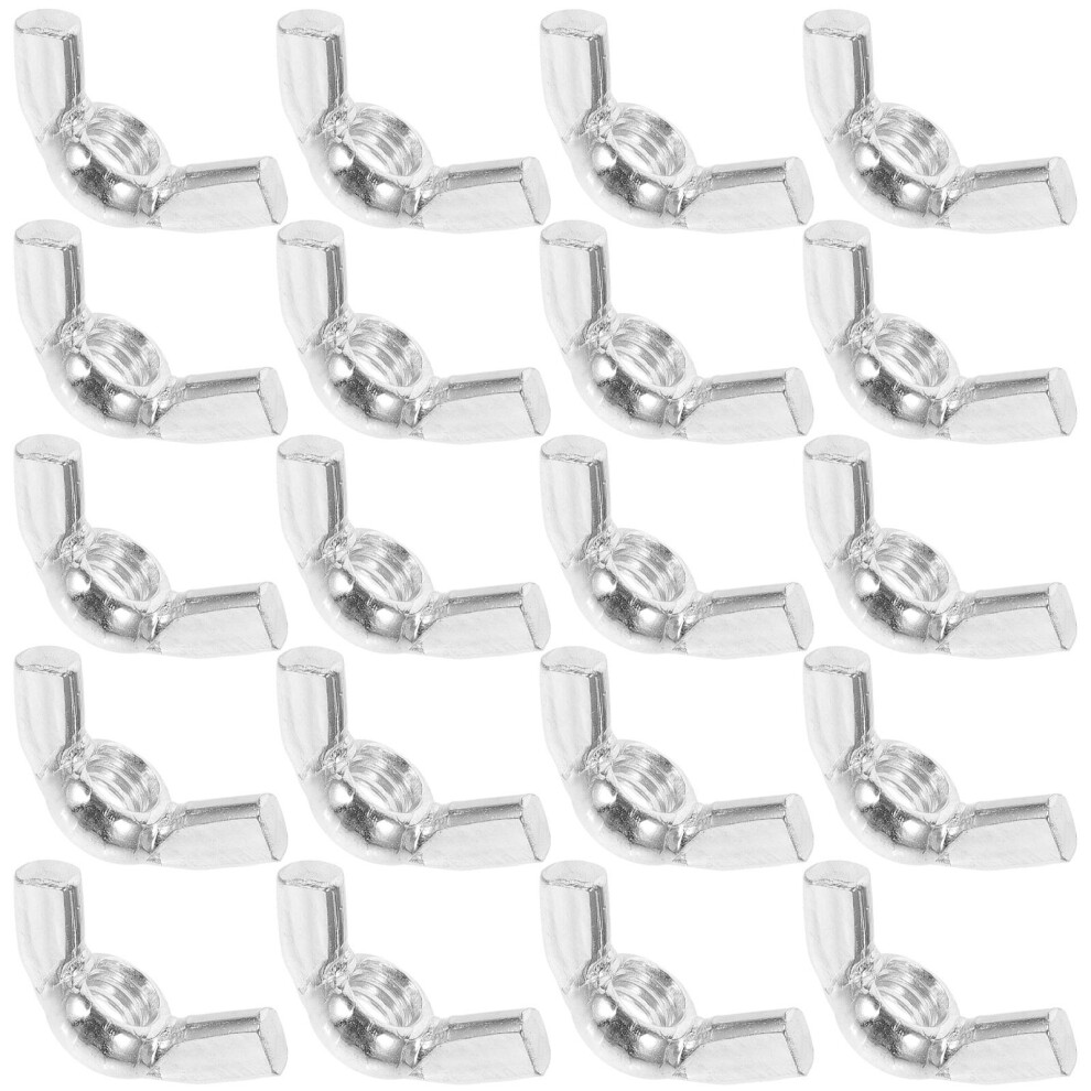 4 Pcs Wing Bolts Butterfly Screws Nut Nuts Carbon Steel Fastener 013798215914