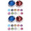 24 Boxes Love Heart Pattern Nail Sequins For Diy 5