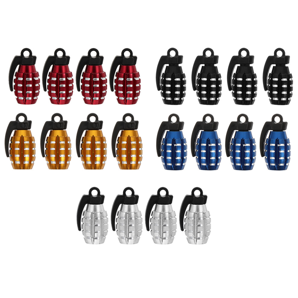 60 Pcs Valve Cap Aluminum Alloy Rubber Valve Cover-image-OPC-PKYFQMX-NEW