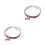 2Stk Elastisches Strasshalsband Pink Mit Charm Für Und 10