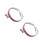 2Stk Elastisches Strasshalsband Pink Mit Charm Für Und 4