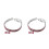 2Stk Elastisches Strasshalsband Pink Mit Charm Für Und 7