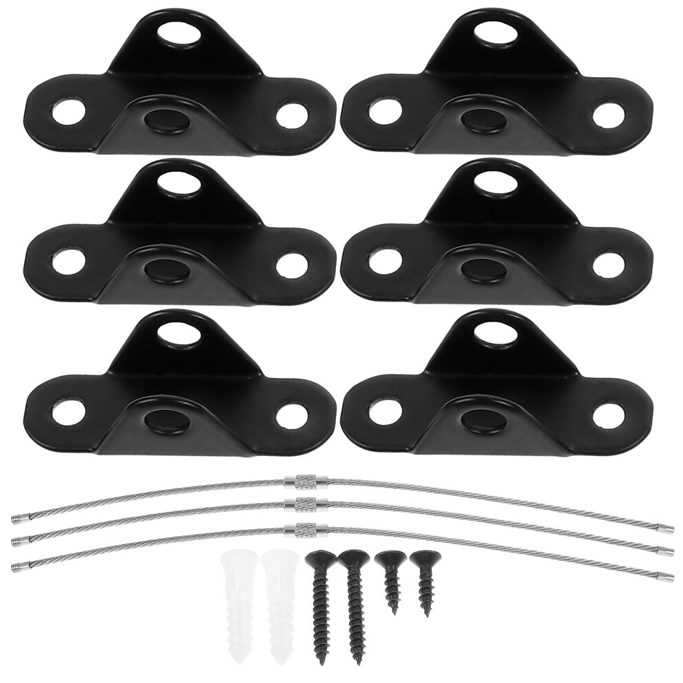 3 Sets Anti-Fall Device Baby Anti-Tip Anchors Kit Furniture Safety Vaguelly