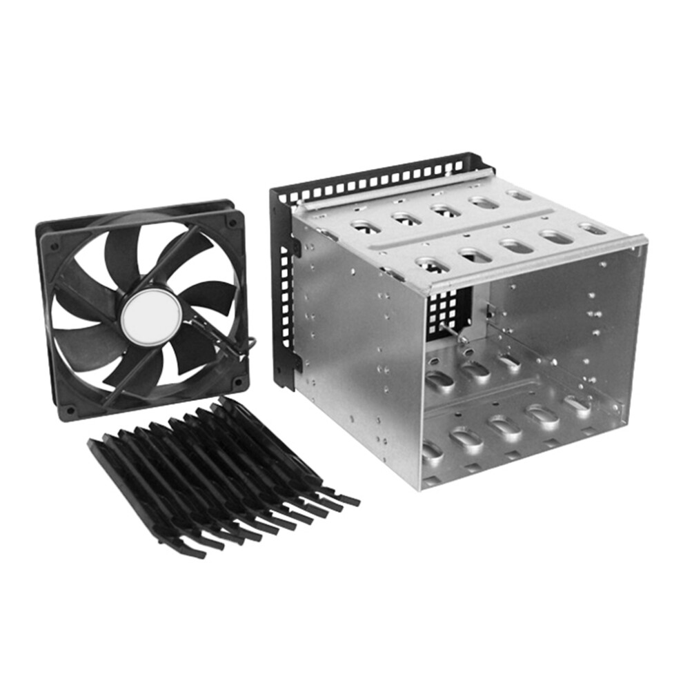 Photos - Other for Computer 2 Sets 3.5 Inch Hard Drive Bracket 5-Layer Cage Guide Rail