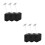6 Pcs Retractable Steel Cable Lock For Tv Dvd Remote 1 Meter 9