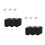 6 Pcs Retractable Steel Cable Lock For Tv Dvd Remote 1 Meter 8