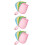 3 Count Exfoliating Mit Body Scrub Mitt Shower Scrubber Soft Bath 3