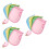 3 Count Exfoliating Mit Body Scrub Mitt Shower Scrubber Soft Bath 7