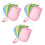 3 Count Exfoliating Mit Body Scrub Mitt Shower Scrubber Soft Bath 2