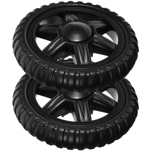 8 Pcs Replaceable Plastic Wheels For Shopping Cart And Baby Trolley 2