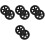 8 Pcs Replaceable Plastic Wheels For Shopping Cart And Baby Trolley 5