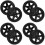 8 Pcs Replaceable Plastic Wheels For Shopping Cart And Baby Trolley 7