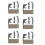 6 Pcs Stainless Steel Dessert Mousse Mold With Pusher 8