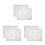 6 Pcs Reusable Half Size Hotel Pan Lids For Steam Table Storage 5