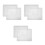 6 Pcs Reusable Half Size Hotel Pan Lids For Steam Table Storage 10