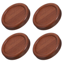 8 Pcs Round Wooden Coasters For Drink Cups Insulation Mats