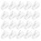 60 Pcs Plastic Thread Fixing Clips For Small Sewing Machine 11