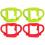 4 Pcs Silicone Baby Bottle Handles For Feeding Bottles 4