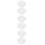 6 Pcs Plastic Urinal Drain Stopper Filter Net Odor Control Cap 9