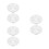 6 Pcs Plastic Urinal Drain Stopper Filter Net Odor Control Cap 10