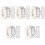 2500 Sheets Blank Compact Food Labels Multi-Function Bottle Stickers 3