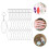 60 Sets Unique Key Ring Diy Blank Keychain 8