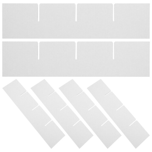 12 Boxes With Dividers And Edge Protectors For Packing