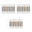 24 Pcs Motorcycle Stainless Steel Spring Hooks 9