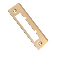 2Pcs Stainless Steel Door Lock Plate With Screws For Home Use