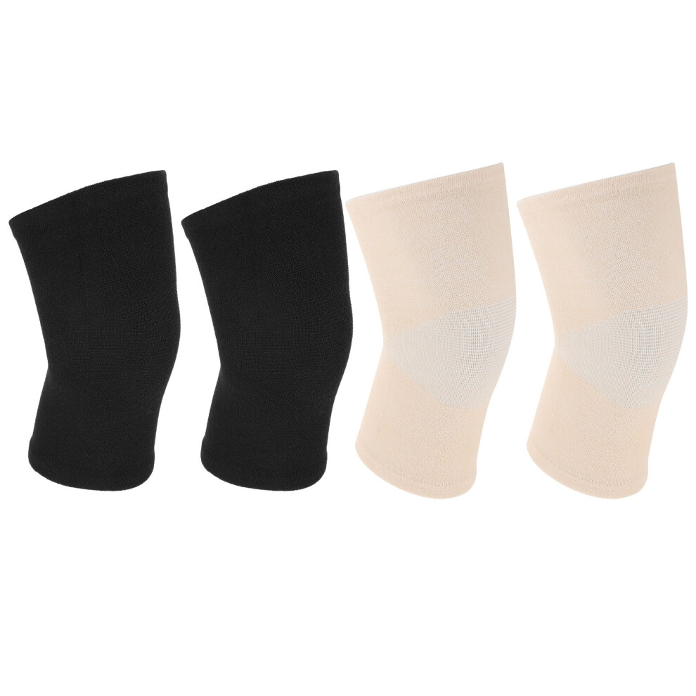 Photos - Volleyball Ball 4 Pairs Breathable Knee Sleeves For Fitness