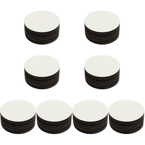 80 Pcs Round Thermal Transfer Coasters Teacup Mat 2