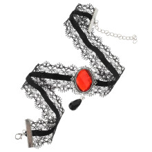 2 Pcs Punk Style Necklace Collar Clavicle Chain Accessory