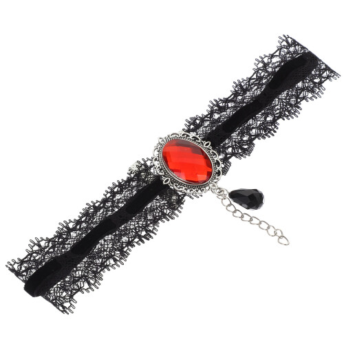 2 Pcs Punk Style Necklace Collar Clavicle Chain Accessory 2