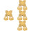 200 Pcs Hollow-Out Flower Chocolate Holder Candy Packaging Wrappers 8